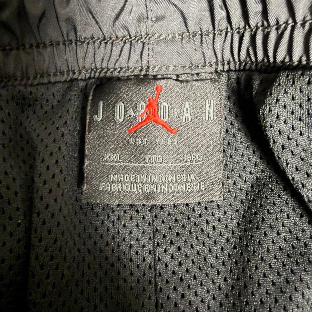 Jordan Mens XXL Black Mesh Lined Athletic Gym Basketball Shorts Jumpman Logo